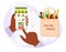 Online Grocery Store Order Shopping Delivery Cell