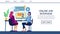 Online Job Interview via Video Call Landing Page