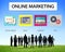 Online Marketing Business Content Strategy Target Concept