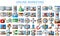 Online marketing lineal multi color icons set
