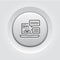 Online Medical Services Icon. Grey Button Design