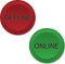 Online Offline buttons