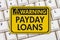 Online Payday Loans Warning Sign