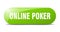 online poker button. online poker sign. key. push button.