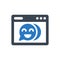 Online positive feedback icon