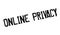 Online Privacy rubber stamp