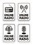 Online radio signs