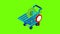 Online shopping icon animation