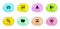 Online shopping, Loyalty star and Smile face icons set. Analytical chat, Download and Ranking signs. Vector