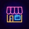 Online Shopping Neon Sign