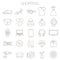 online store sopping icon set