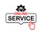 Online technical service icon