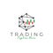 Online trading technology vector illustration logo
