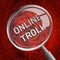 Online Troll Rude Sarcastic Threat 3d Rendering