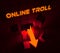 Online Troll Rude Sarcastic Threat 3d Rendering