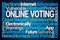 Online Voting Word Cloud