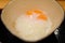 Onsen tamago recipe softly cooked egg in bowl - japanese food