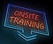 Onsite training concept.