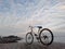 ontel bike on the beachside pier