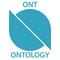Ontology Coin cryptocurrency blockchain icon. Virtual electronic, internet money or cryptocoin symbol, logo