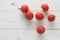 Ontop tomatoes on wood table