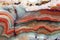 Onyx natural stone - Layers of different colors