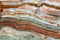 Onyx natural stone - Layers of different colors