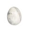 Onyx stone egg on white