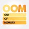 OOM - Out of Memory acronym