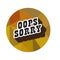 oops sorry. Vector illustration decorative design