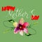 OOriginal Gerber flowers with title Happy Mothers day