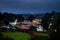 Ooty, India. Aerial view of Nilgiri mountain village