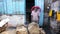 OOTY, INDIA - MARCH 2013: Portrait of local market vendor