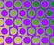 Op Art Big Circles Alternate Pattern Violet