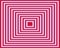 Op Art Homage To The Square Pink Deep Red