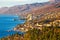 Opatija riviera bay and coastline view