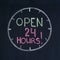 Open 24 hours!