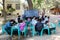 open-air classroom in a village school, BAGAN, MYANMAR