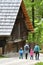 Open-air museum with old farmhouses and buildings in GroÃŸgmain in Salzburg, Austria, Europe