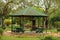 Open air rest house in Mysore zoo