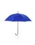 Open blue umbrella