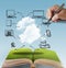 Open book of cloud network