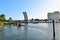 Open bridge over Intracoastal waterway in Florida