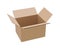 Open brown cardboard box