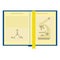 Open chemistry book icon, flat style