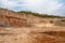 An open clay pit