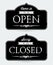 Open and closed signs