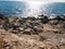 open coast view jurassic coast water blue summer day landscape i