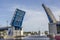 Open drawbridge in Fort Lauderdale