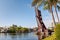 Open drawbridge in Fort Lauderdale